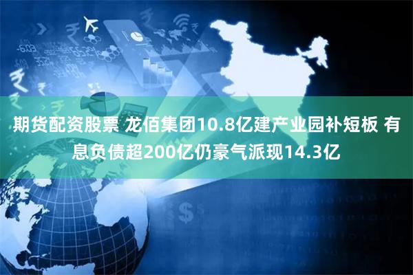 期货配资股票 龙佰集团10.8亿建产业园补短板 有息负债超200亿仍豪气派现14.3亿