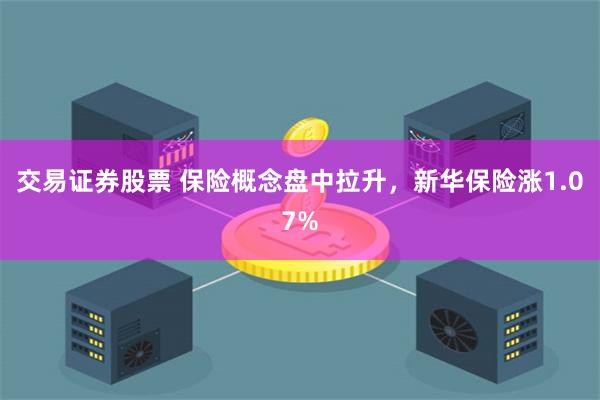 交易证券股票 保险概念盘中拉升，新华保险涨1.07%