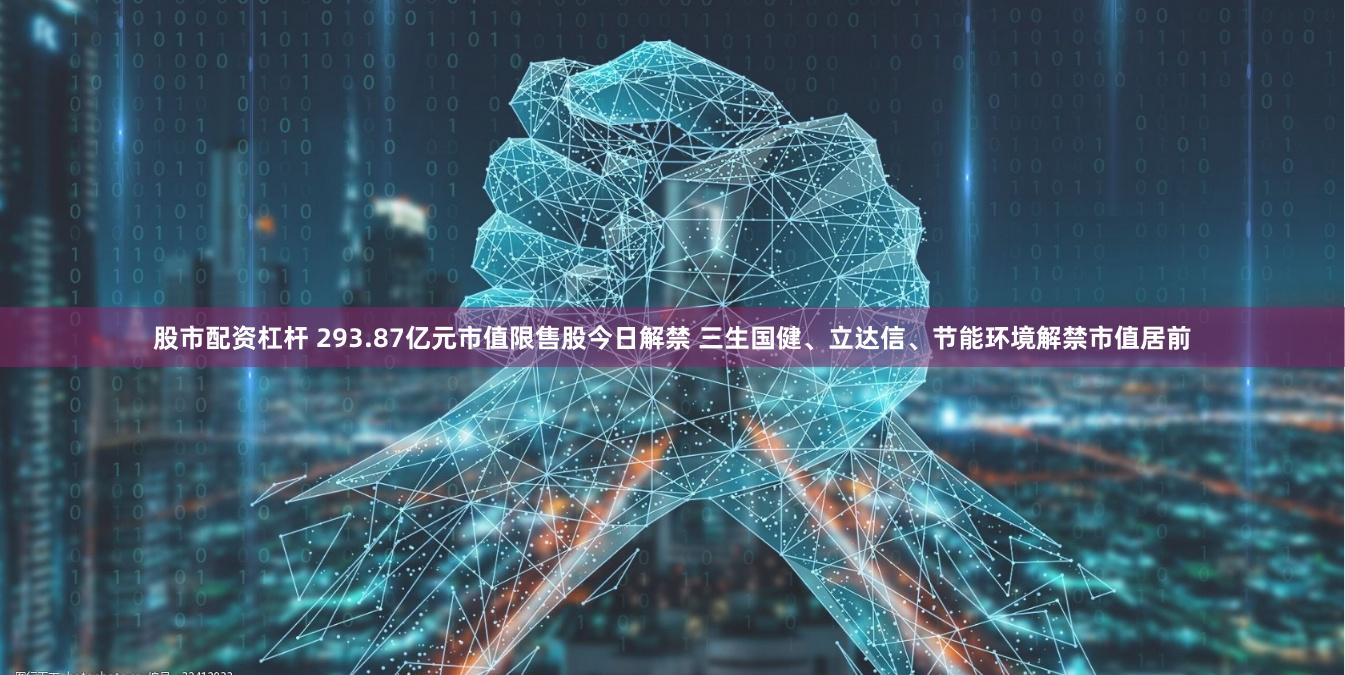 股市配资杠杆 293.87亿元市值限售股今日解禁 三生国健、立达信、节能环境解禁市值居前