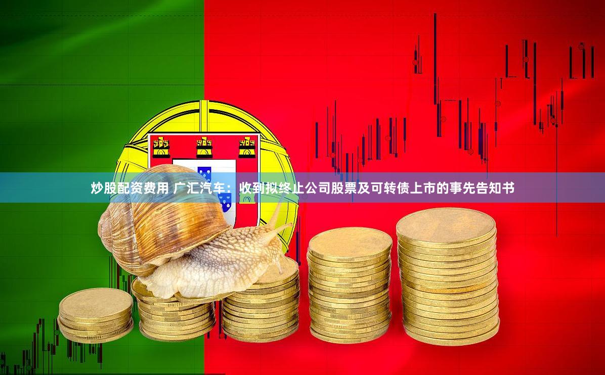 炒股配资费用 广汇汽车：收到拟终止公司股票及可转债上市的事先告知书
